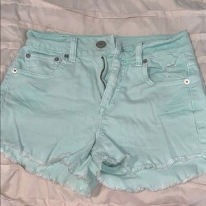 American Eagle high waisted shorts stretch size 0